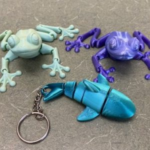3D Printed Frogs & Keychains